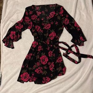 Express Floral Mini Dress